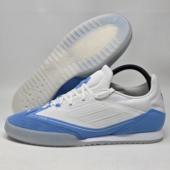 adidas Other - adidas F50 Freestyle 24 Messi Mens Size 7.5 White Blue Indoor Soccer IH8361 New